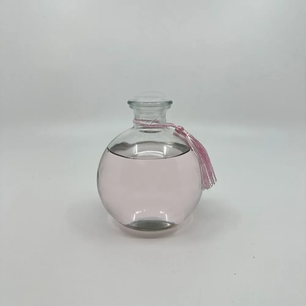 Pier 1 Imports Pink‎ Champagne Reed Diffuser Oil Glass Bulb Bottle No Reeds 8oz